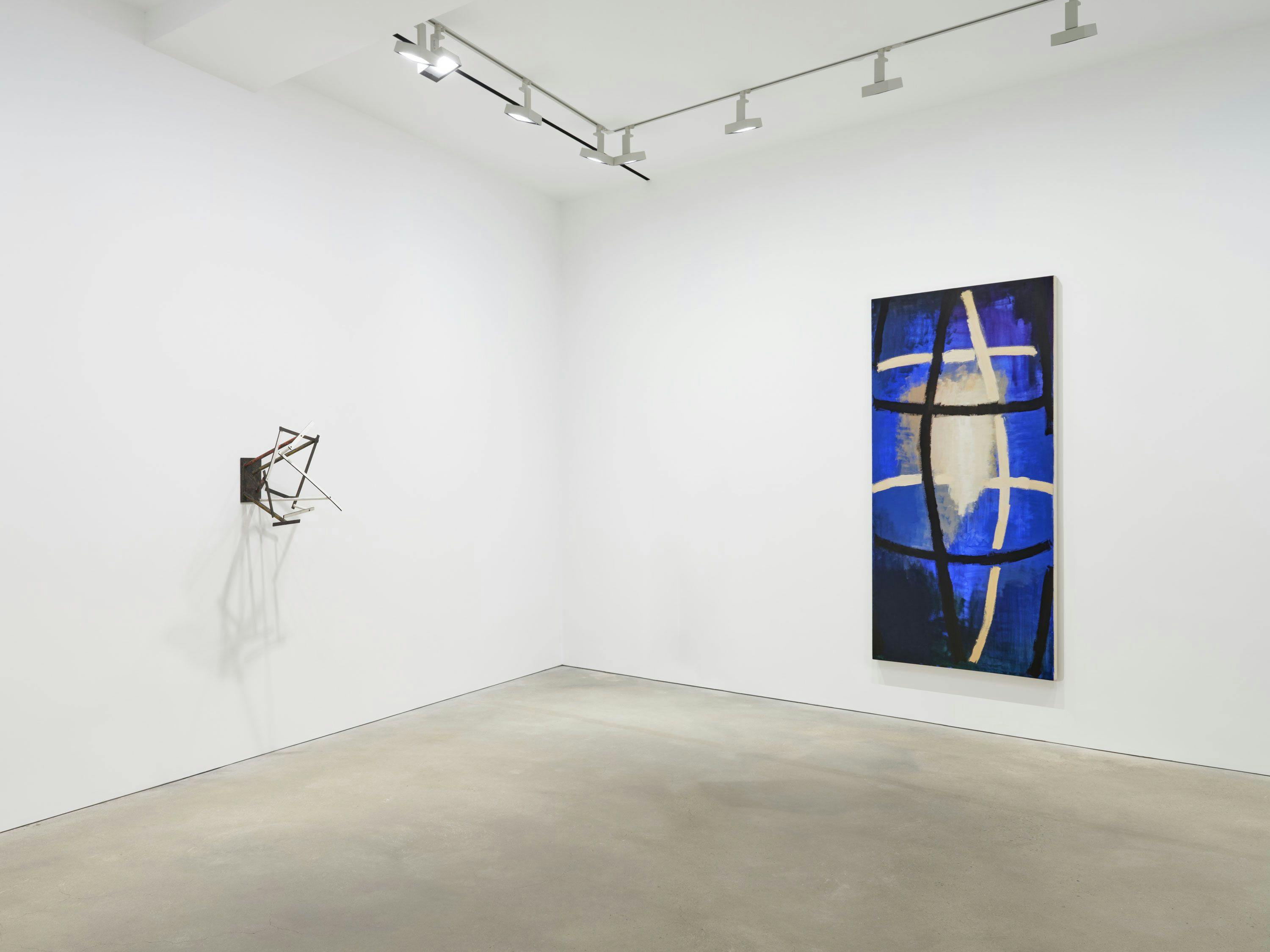 An installation view of the exhibition, Al Taylor: Playing with Color, at David Zwirner in Hong Kong, dated 2022.